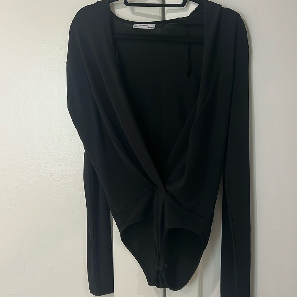 Zara deep v bodysuit